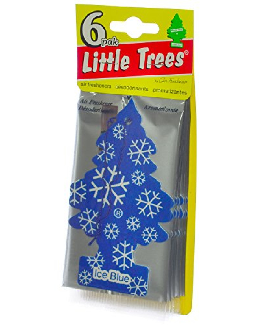 Little Trees Ice Blue Hanging Paper Car Air Freshener | 10g